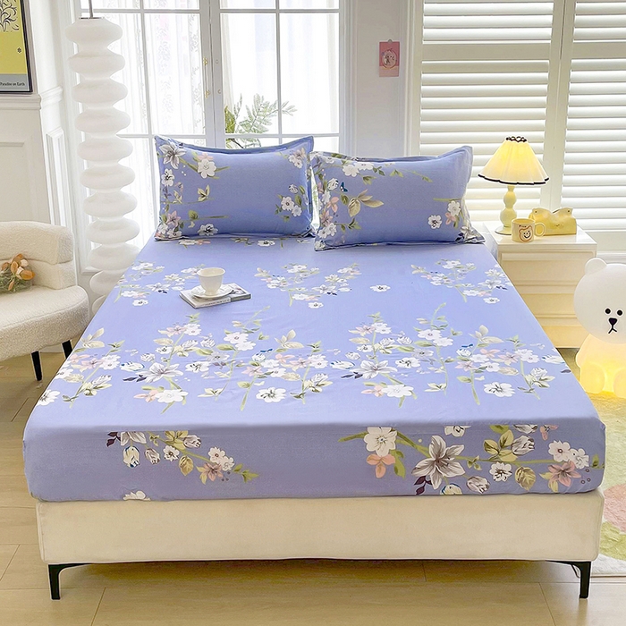 Bonenjoy-sábana bajera tamaño King con funda elástica para cama doble, Funda de colchón con patrón de aguacate, sin funda de almohada