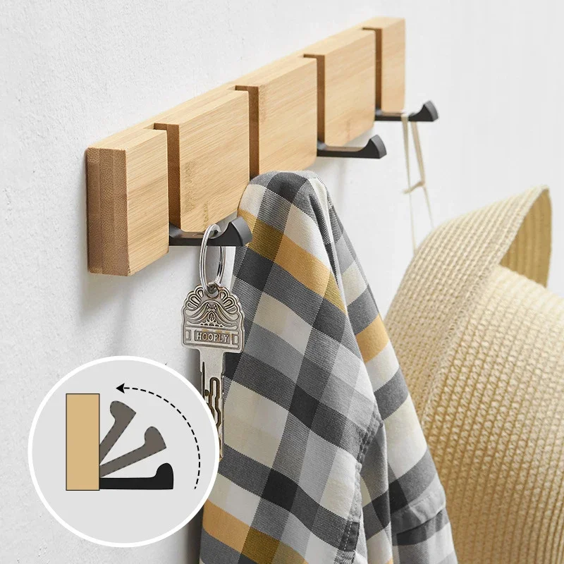 Holz unsichtbaren Badezimmer haken kreative Aluminium weiß schwarz Zauberstab Tür schlüssel Aufbewahrung KleiderbüGel Mantel Handtuch Halfter 3 4 5 Haken