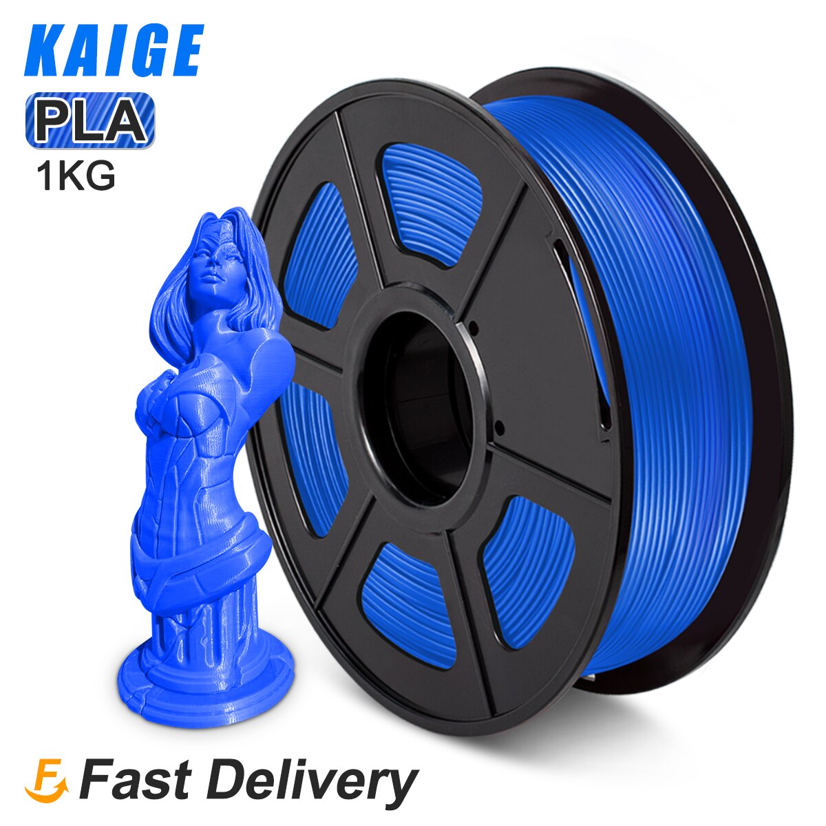 PLA 1KG 1,75mm Filamento Pla 1,75 MM Estrusor De Plastivo Para Arcilla Grau Farbe Umweltfreundliche Druck Material: PLA-blau