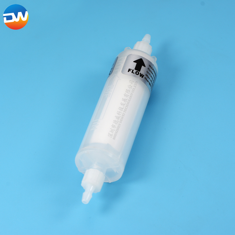 10 Pcs Weiß Tinte Filter Zylindrischen für Phaeton Crystaljet JHF Pritsche Inkjet Drucker 5um 80mm Gewinde Joint Lange Tinte filter