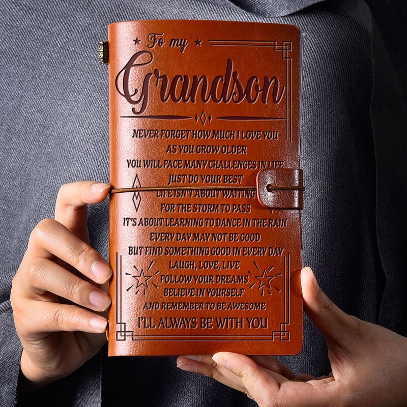 Vintage Engraved Journals Retro PU Leather Notebook Diary Notepad Note Book Stationery Traveler Journals