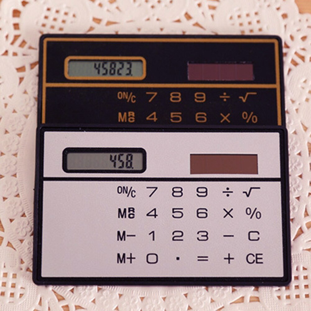8 Digits Electronic Calculator Desktop Solar Powered Calculators Home Office School Calculators Financial Accounting Tools