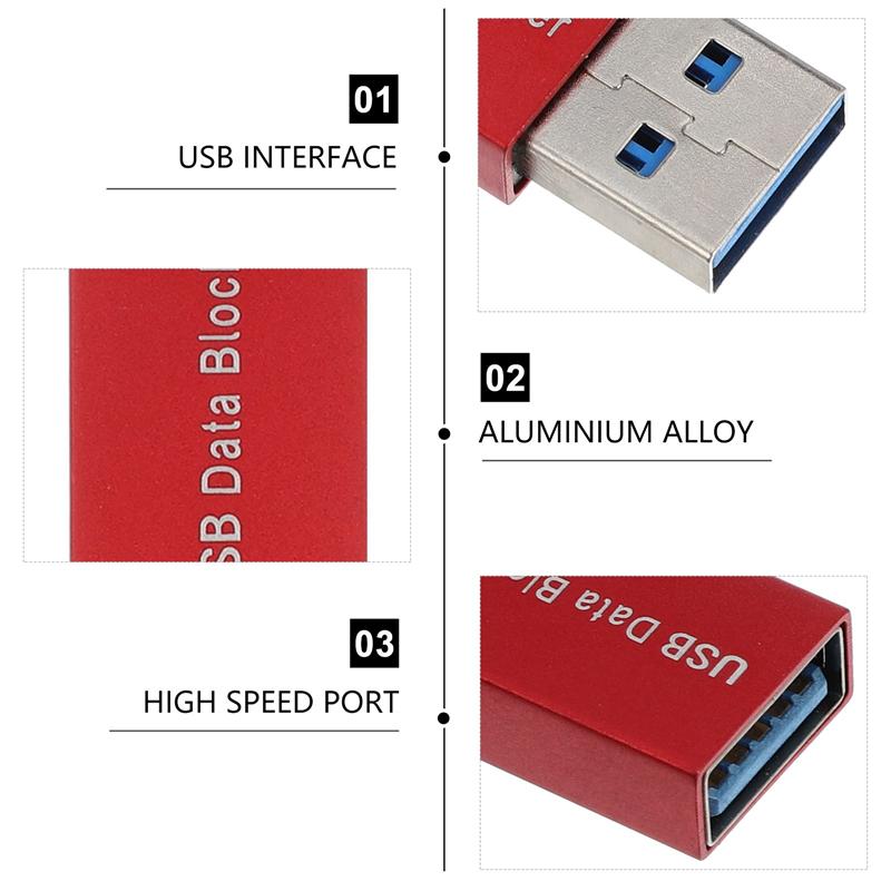 2 Stuks Usb Data Blocker Usb Data Diefstal Defender Sap Jacking Preventie Defender