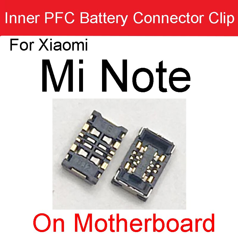 2Stck Batterie FPC Stecker Clip auf murmeln Bord Für Xiaomi Hinweis 2 3 mischen 2S 3 Max 2 3 Mi F1 A1 A2Lite Mainboard Ersatz Teile: Mi Hinweis