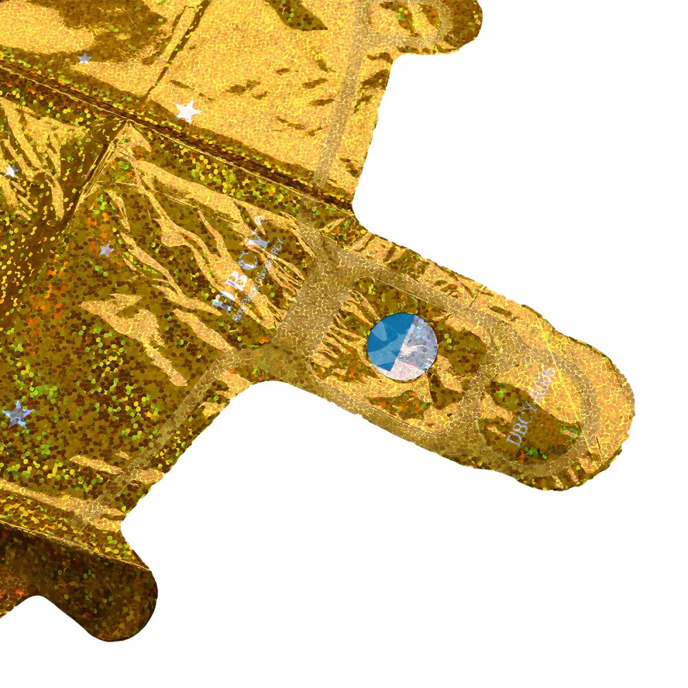 Number 4 Helium Foil Balloons Birthday Number Balloons 4 for Wedding Anniversary Decoration (Gold)