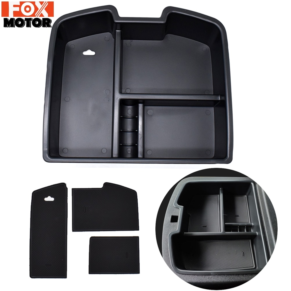 Center Console Organizer Armrest Storage Box for Chevrolet Avalanche 2007 - Suburban 1500 Suburban 2500 Tahoe GMC Yukon