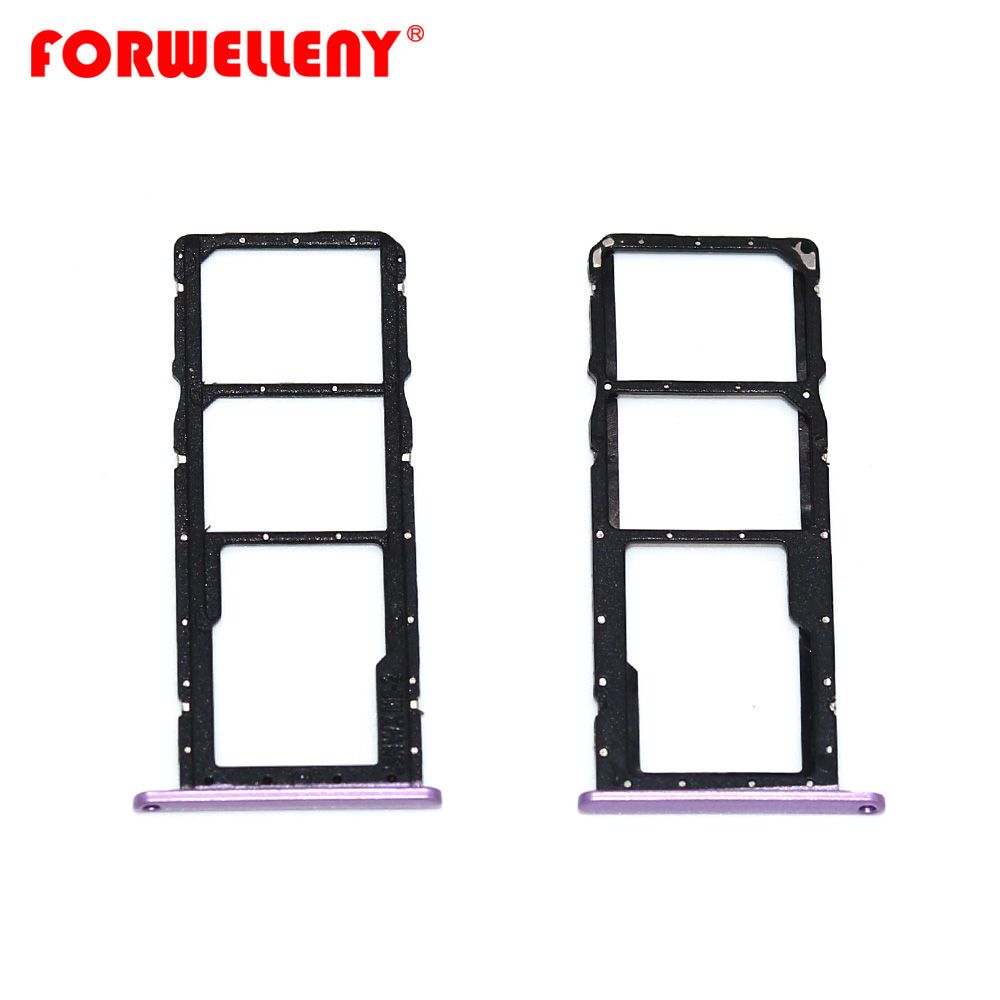 För huawei honor 8x micro sim-korthållare kortplats fack utbyte adaptrar reservdelar röd blå svart lila