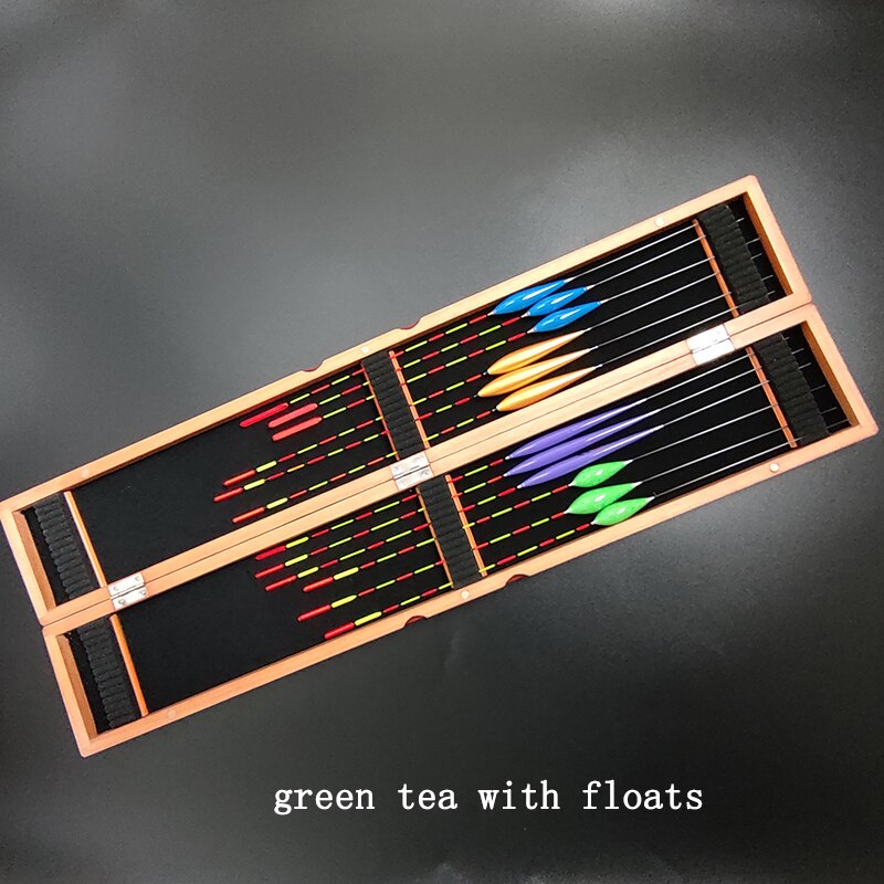 55*9*3cm Fishing Tackle Box Wooden Painted Storage Box For Balsa Fishing Floats Carp Fishing Accessory B547: PURPLE