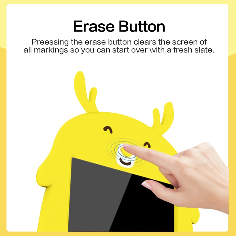 Sunany 8.5 Inch lcd writing tablet cartoon Drawing Electronic Handwriting Pad reusable eco-friendly cute kids Writing Board