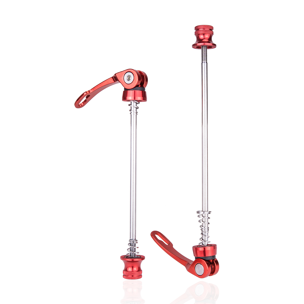 ZTTO Bicycle QR Skewer Ultralight Axle QR MTB Road Bike Quick Release Skewer lever Front Wheel 100 Rear 135 Cycling Hub parts: Orange