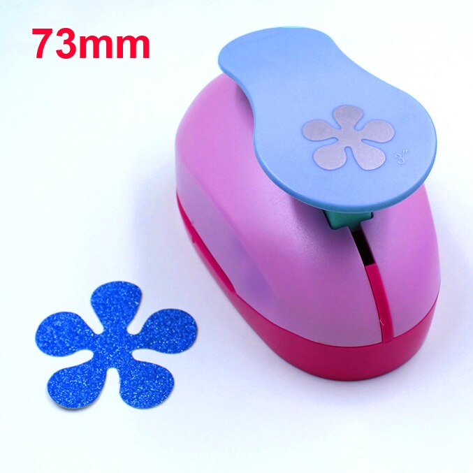 1pc 75mm paper circle cutter paper punch craft perfurador scrapbooking paper punch for kids furador diy puncher: Four Flower