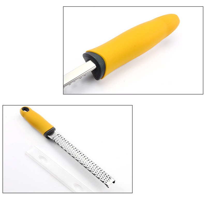 Râpe à Fromage Et Zesteur Rockible En Inox - Ustensile De Cuisine Multifonction Pour Légumes, Chocolat, Citron, 30.5 Cm