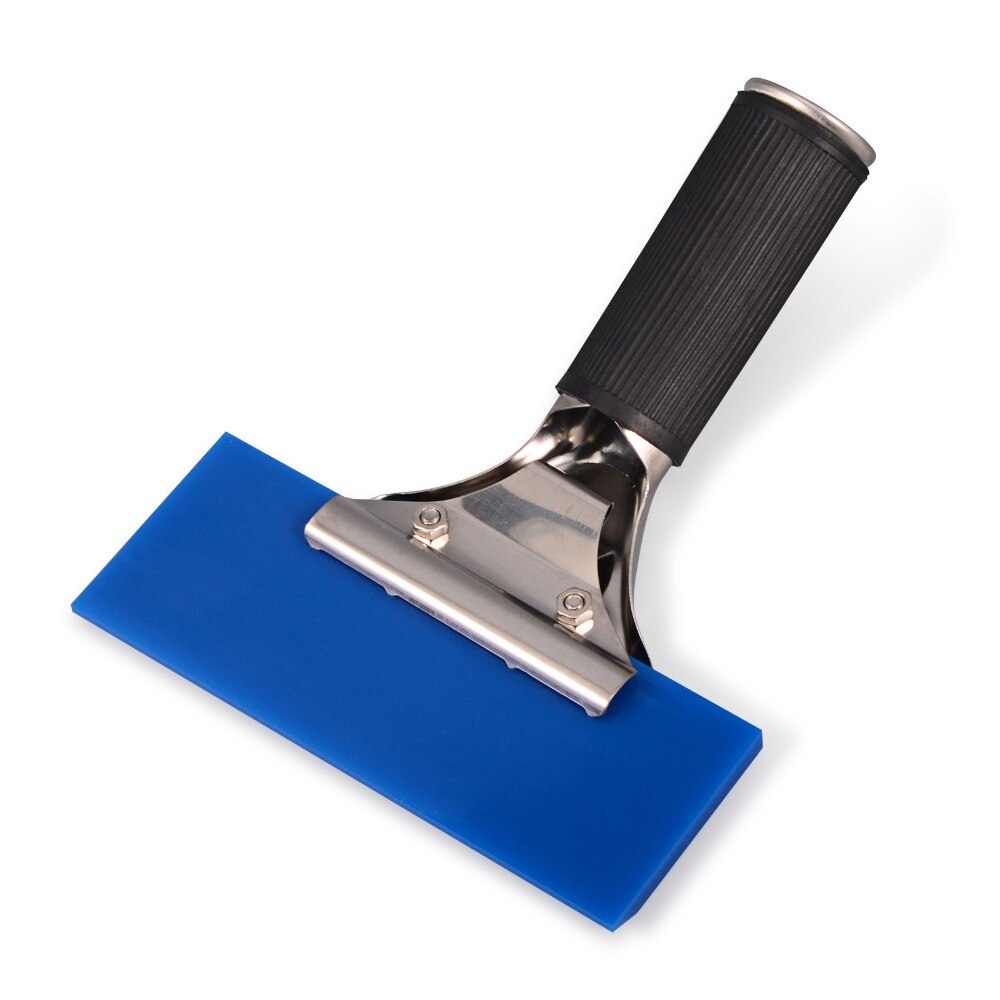 EHDIS BlueMax Handle Rubber Squeegee House Car Cleaning Tools Window Tint Tools Glass Kitchen Water Wiper Remover Ice Scraper