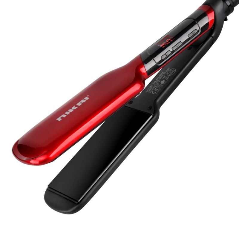 Max 750 ℉ Professionele Koord Stijltang Aluminium Plaat Flat Iron Stijltang Digitale Display Salon Hair Straightening Tool