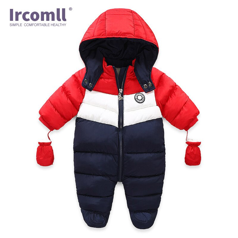 Ircomll nueva bebé invierno y otoño ropa mono infantil recién nacido dentro de monos de vellón monos de otoño ropa de abrigo para niños