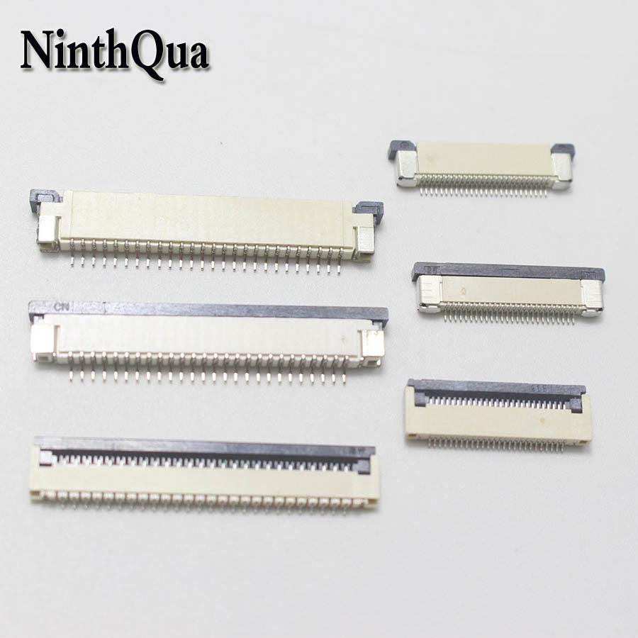 5pcs 0.5MM / 1.0mm 26P Clamshell Drawer Up Down FPC Connector socket for 26Pin Type A B FFC Cable