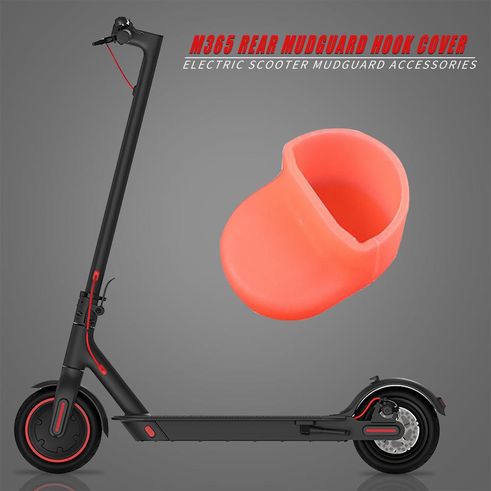 M365 Back Fender Guard Silicone Hook Cover Exquisite Electric Scooter Rear Mudguard Parts Necessary Outdoor Scooter Supplies