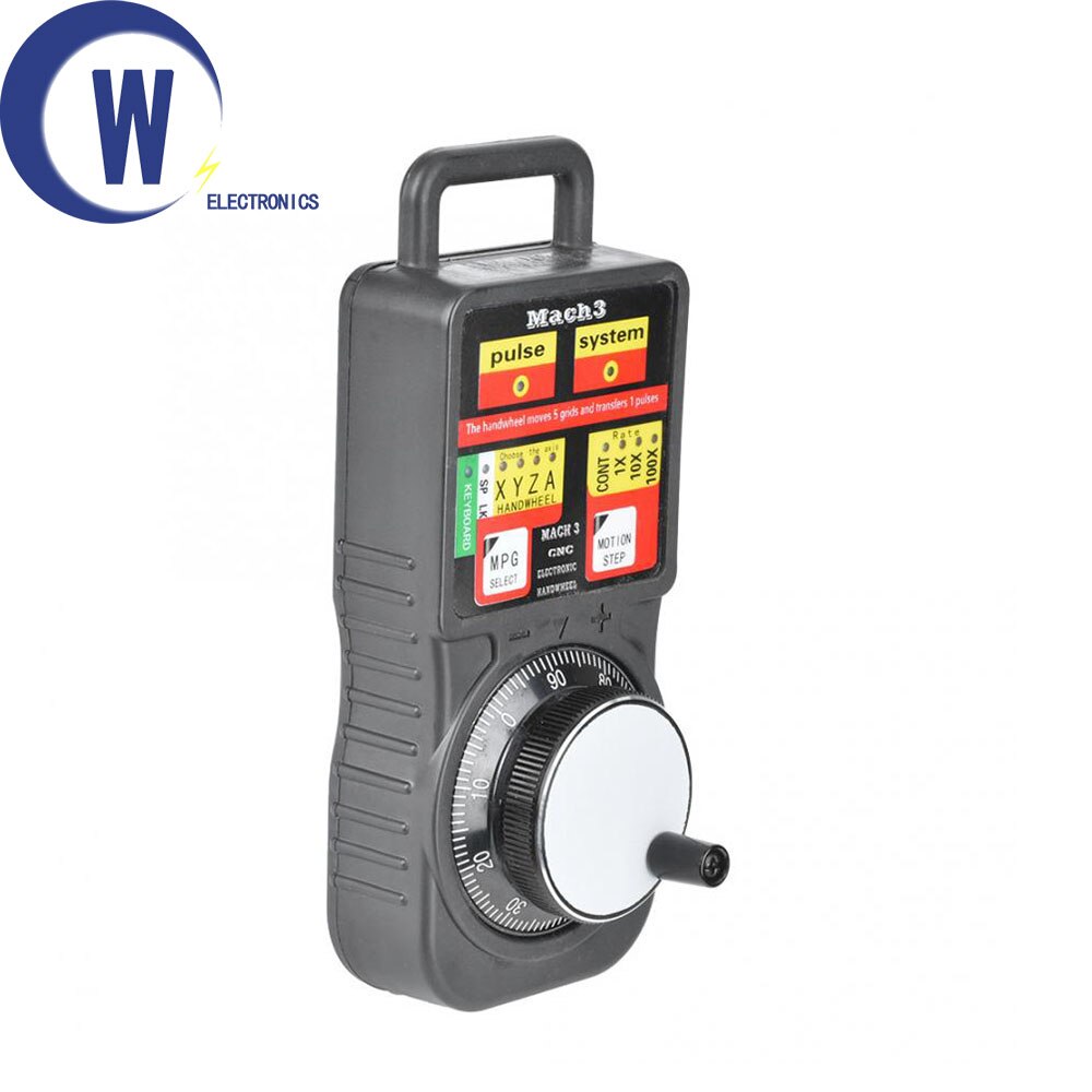 CNC MACH3 USB Industrielle Elektronische Handrad 4 Achse Manuelle Puls Generator MPG Anhänger Handrad