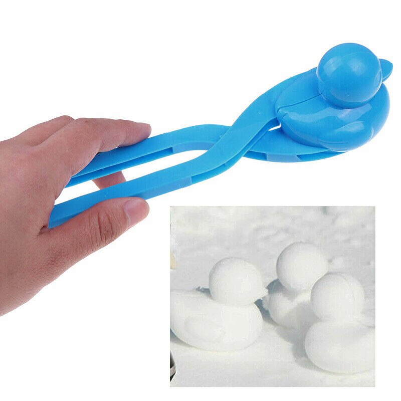 1pc Snowball Maker Tools Duck Shaped Snowman Shaped Heart Shaped Snow Maker Clip For Children Outdoor Winter Snow Mold Tools