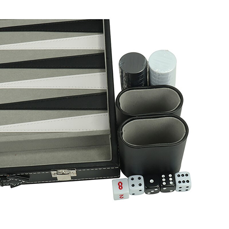 -Backgammon Set - Classic 14.75 Inch Backgammon Sets for Adults Board Game for Antique Backgammon Set Set Family Game Set