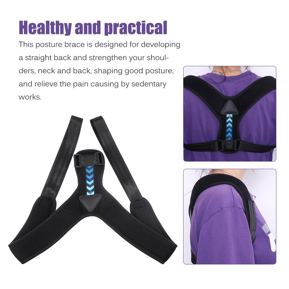 Brace Support Belt Adjustable Back Posture Corrector Clavicle Spine Back Shoulder Lumbar Comfortable Breathable