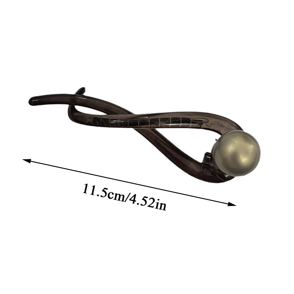 Grampos de cabelo retrô em forma de s, rabo de cavalo torcido, nova moda, multicolorido, torcido, oco, tubarão, acessórios para cabelo, presente