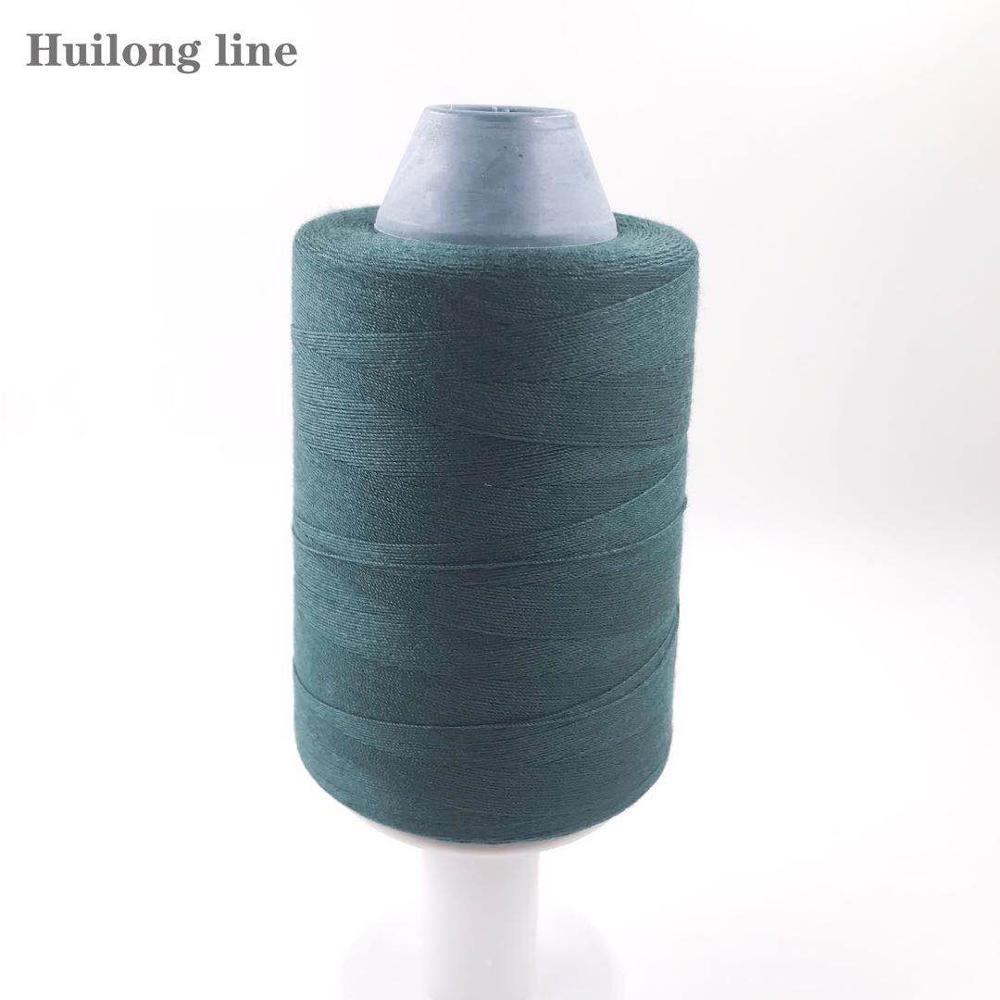 20 S / 3 big sewing thread 4500 yards 100% polyester cotton configuration Sewing thick thread colour thread denim thread: Blackish green 5817