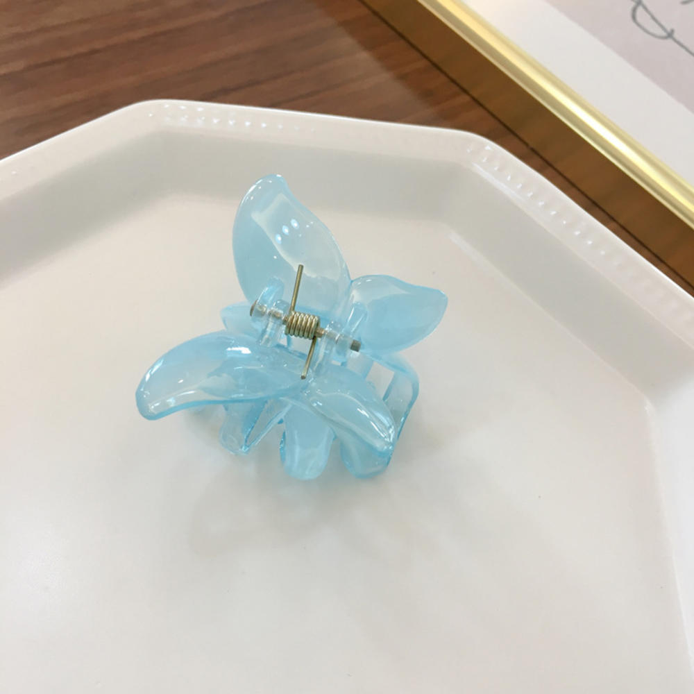 Acetaat Hars Haar Klauw Vlinder Haarspeld Clip Vrouwen Meisjes Zoete Fee Gradiënt Tie-Dye Haar Klauw Styling Gereedschap Barrette: 3