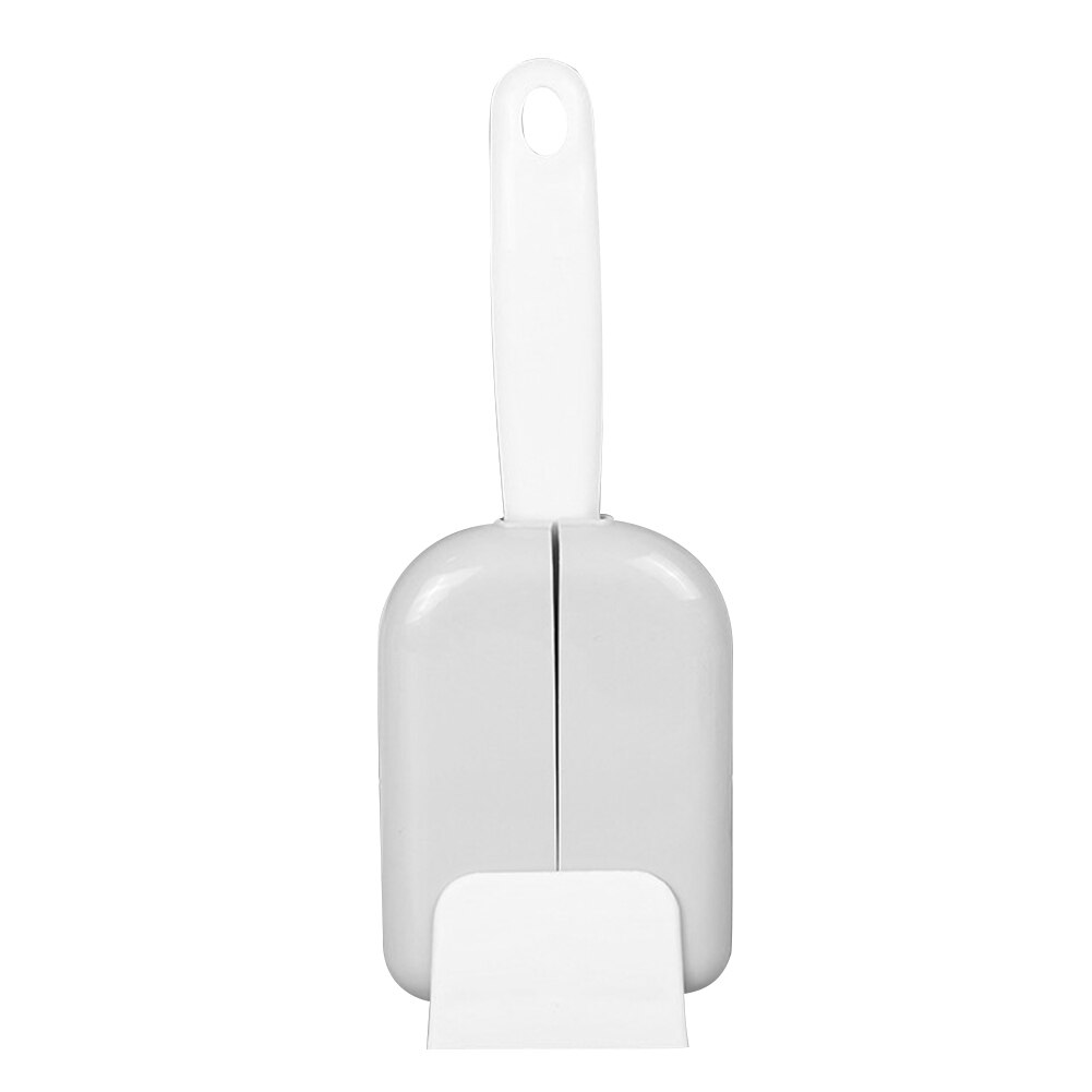 Cuchara de arroz de pie con apertura automática y cierre a prueba de polvo caja de cubierta desmontable cocinar cuchara de arroz accesorios de cocina: Dark Gray