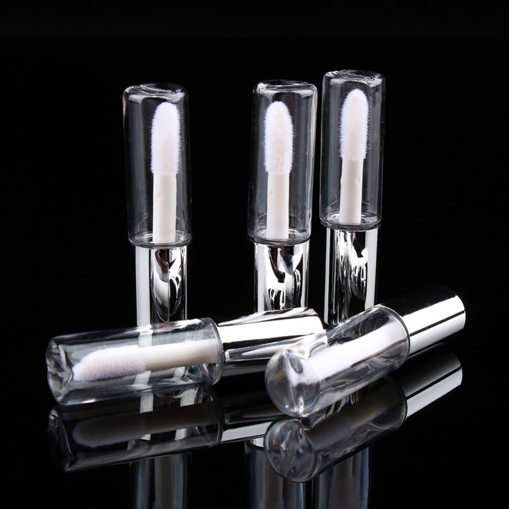 45/90 stk lipgloss tuber 1.2ml klare tomme læbepomade tube container organiser læbestift genopfyldelige flasker lip gloss tuber