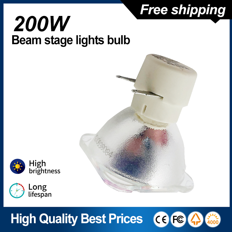 luz de escenario 200W 5R/7R 230W lámpara de haluro metálico lámpara de haz móvil 230 haz lámparas halógenas de Metal platino siguiente punto