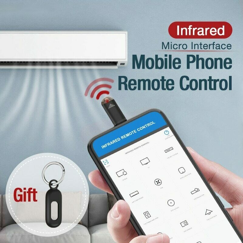 IR Appliances Wireless Infrared Remote Control Adapter Micro-USB Interface Universal Mobile Phone Remote Control