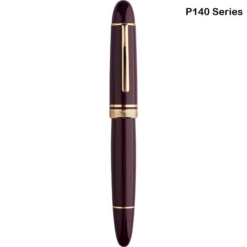 MAJOHN P140 Penna stilografica a pistone in metallo rame Pennino parasole Corpo in resina leggera trasparente Materiale scolastico di cancelleria PK 9019 X159: Radura / M
