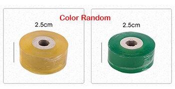 2 cm 2.5 cm 3 cm largeur ruban de greffage auto-adhésif agricole arbre fruitier ceinture en plastique Transparent Film extensible greffage Bandage: 2.5cm