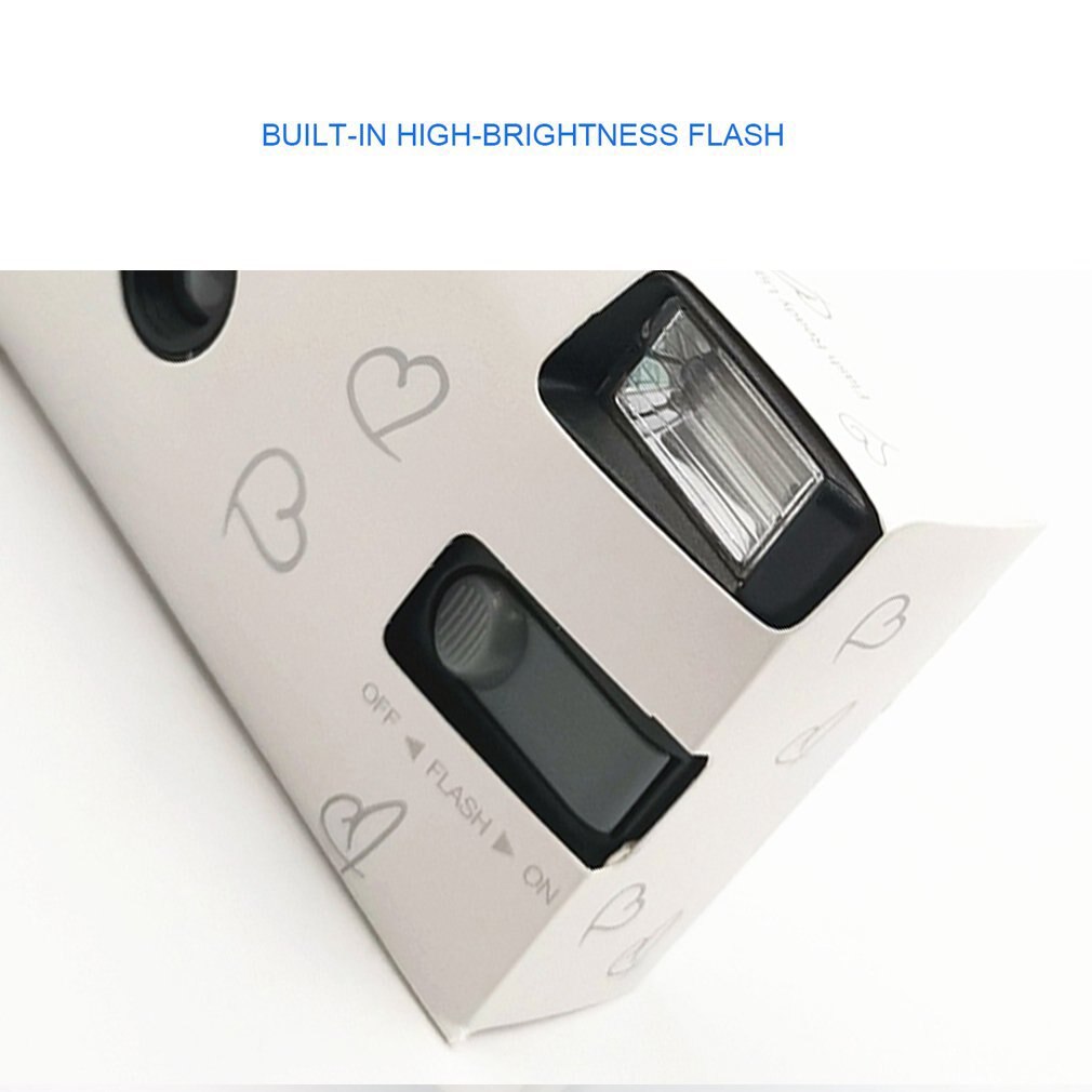 Retro 36 Photos 35mm Disposable Film Camera Manual Fool Optical Camera Children's One Time