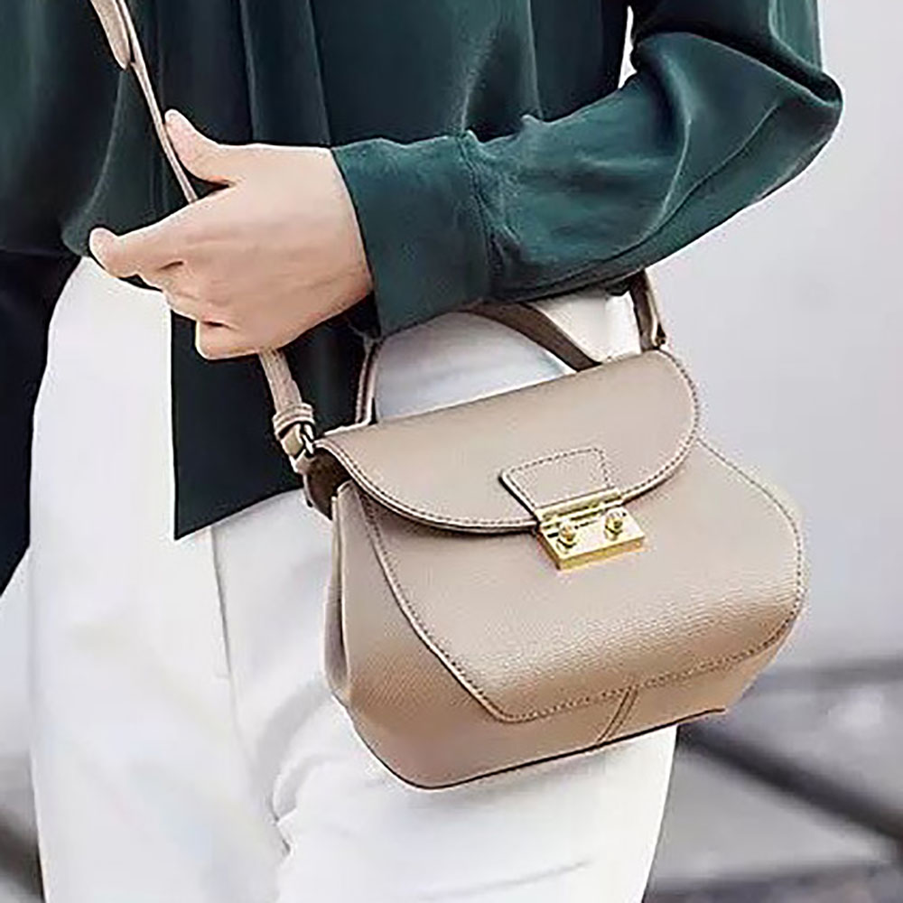 Lychee Life Single-Shoulder Bag Sewing Pattern Acrylic Leather Template DIY Handmade Leathercrafts Supplies