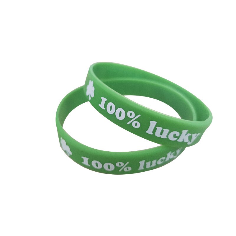 1 par st patricks dag armband dekorationer klänning saint patrick kostym rekvisita leprechaun irländsk shamrock klöver diy mardi gras