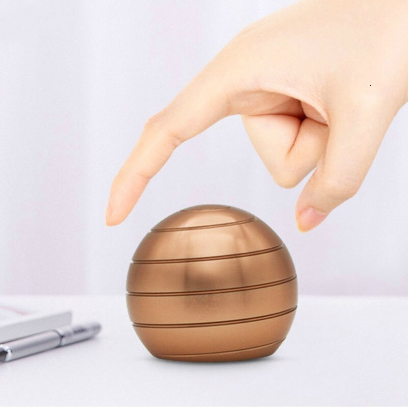 Lllusion Che Scorre Desktop Sfera Spinning Top Giocattoli Per I Bambini di Età Sferica Giroscopio Ufficio Limitatrice di Pressione di Decompressione Regalo