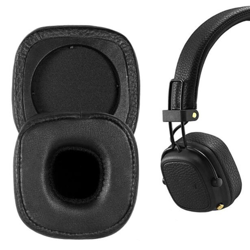1 par de almohadillas de repuesto para auriculares Marshall Major 2/3, almohadillas para los oídos, funda para los oídos para Marshall Major II III