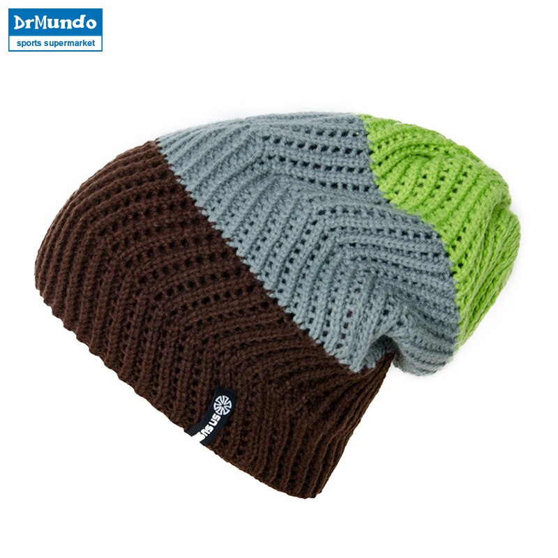 hommes femmes Ski hiver tricot patinage crâne casquette Ski chapeau bonnets col roulé casquette Snowboard