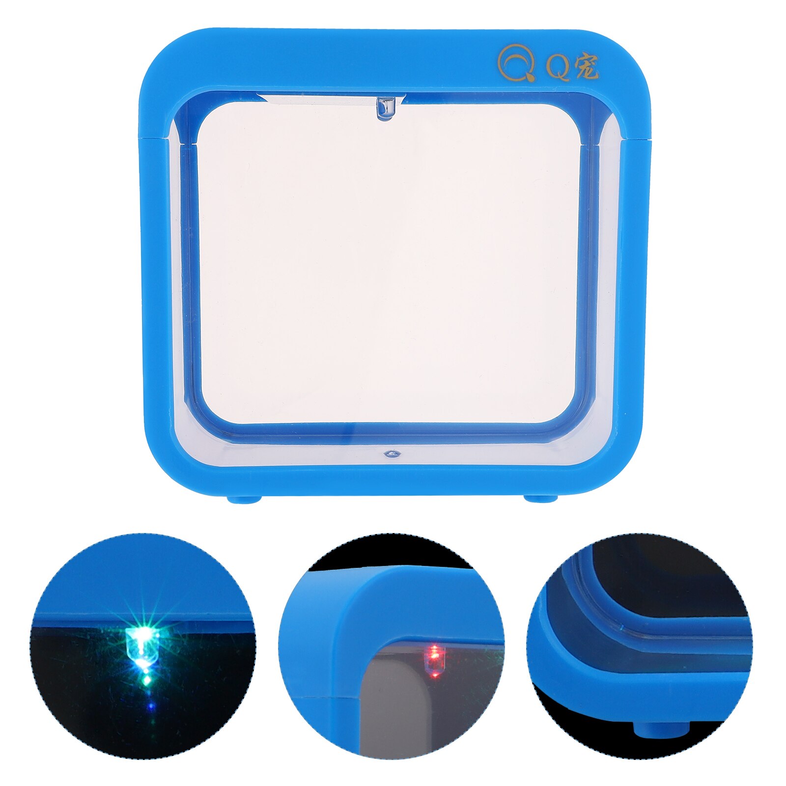 Plastic Aquarium Desktop Aquarium Ornament Mini Incubatie Aquarium Vis Battle Case Met Licht