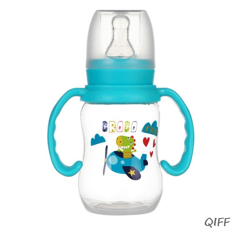 120ml nyfødt baby spædbarn ammende mælk frugtsaft vand fodring drikkeflaske  k1kc: Gn2