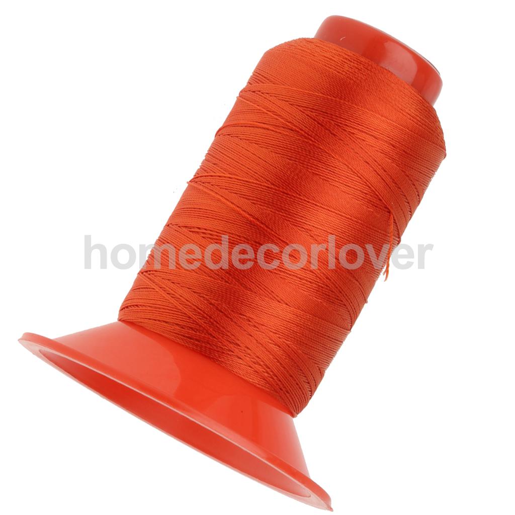 4Pcs 500m Bonded Nylon Thread Heavy Duty Awning Tent Backpack Leather Sewing Spool Cord for Hand and Sewing Machine Durable
