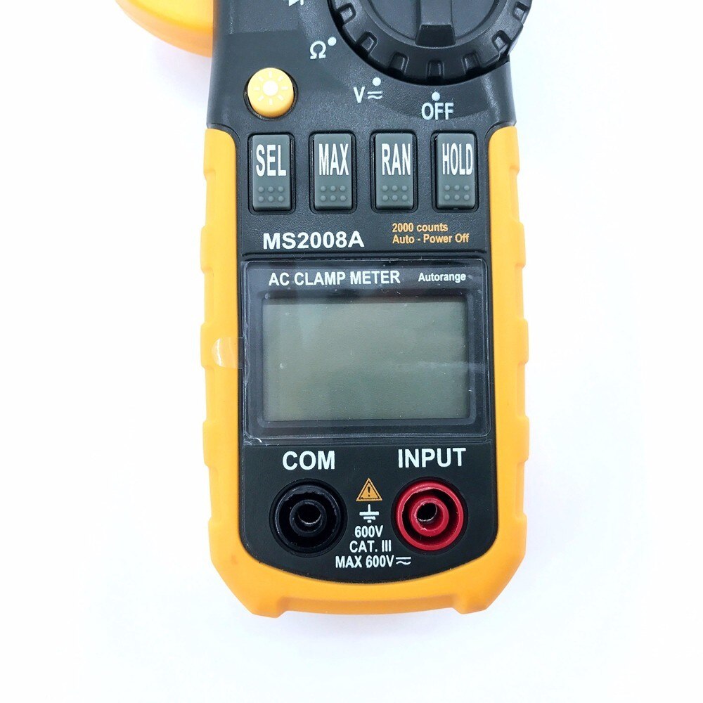 MS2008A Digital Voltage Current Clamp Meter Multímetro AC Freqüência de