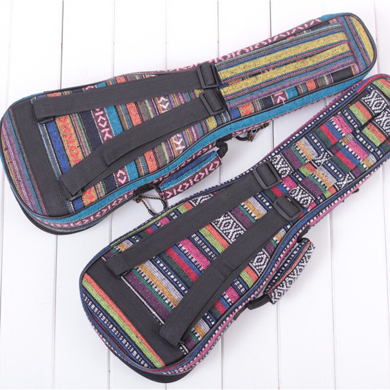 Scione 21/23/26 Cal ukulele plus bawełniany plecak ukulele grube zestawy fortepianowe w stylu etnicznym akcesoria gitarowe