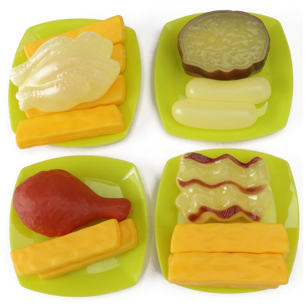 Ouder-kind Coördinatie Speciale Verlichting Hand Vaardigheden Interesse Klassieke Magnetron Rotatie Rollenspel Met Nep Voedsel