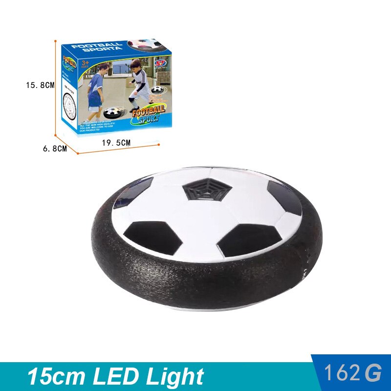 aria potenza librarsi pallone da calcio luce lampeggiante palla aria potenza giocattoli da calcio gioco a casa scivola calcio fatica palle da interno regalo ragazzo: 15cm (scatola)