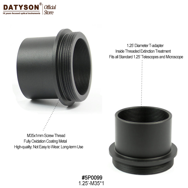 Camera Adapter T Ring Interface for Telescope Microscope Photography Dedicated - Multiple Models