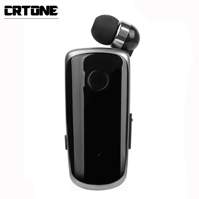 Crtone K39 Mini Draagbare Draadloze Bluetooth Oortelefoon In-Ear Headset Trilalarm Dragen Clip Handsfree Oortelefoon Voor Telefoon