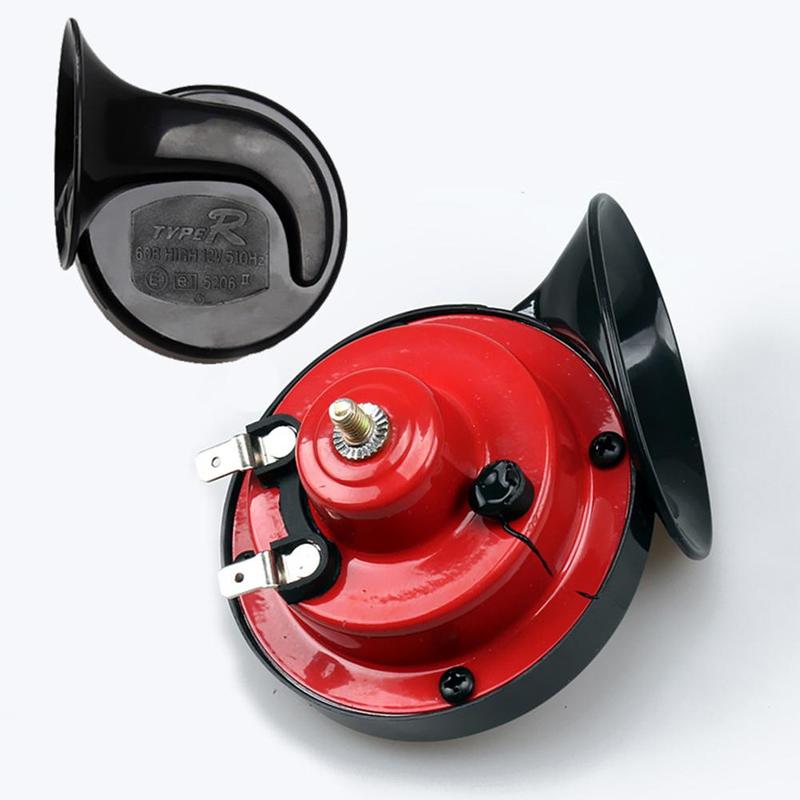 Universal- Motorrad Elektrische Horn Bausatz 12V 150DB Wasserdichte Runde Laut Horn Lautsprecher für Rolle Moped Schmutz Fahrrad ATV